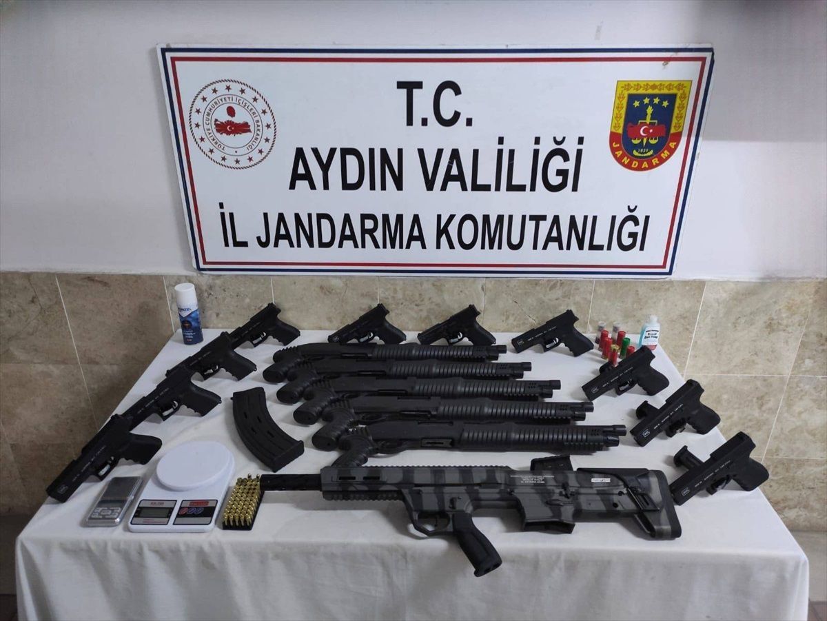 Aydın\'da silah kaçakçılığı operasyonu: 1 gözaltı