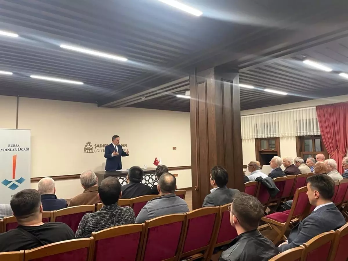 BBP Genel Başkan Yardımcısı Ekrem Alfatlı, Bursa Aydınlar Ocağı\'nda konuştu