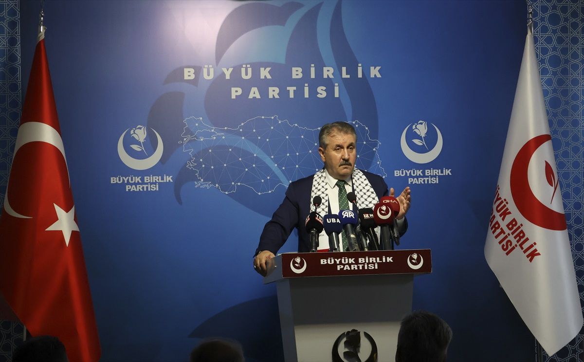 BBP Genel Başkanı Mustafa Destici: Sivillere, masumlara yönelik saldırıları reddediyoruz