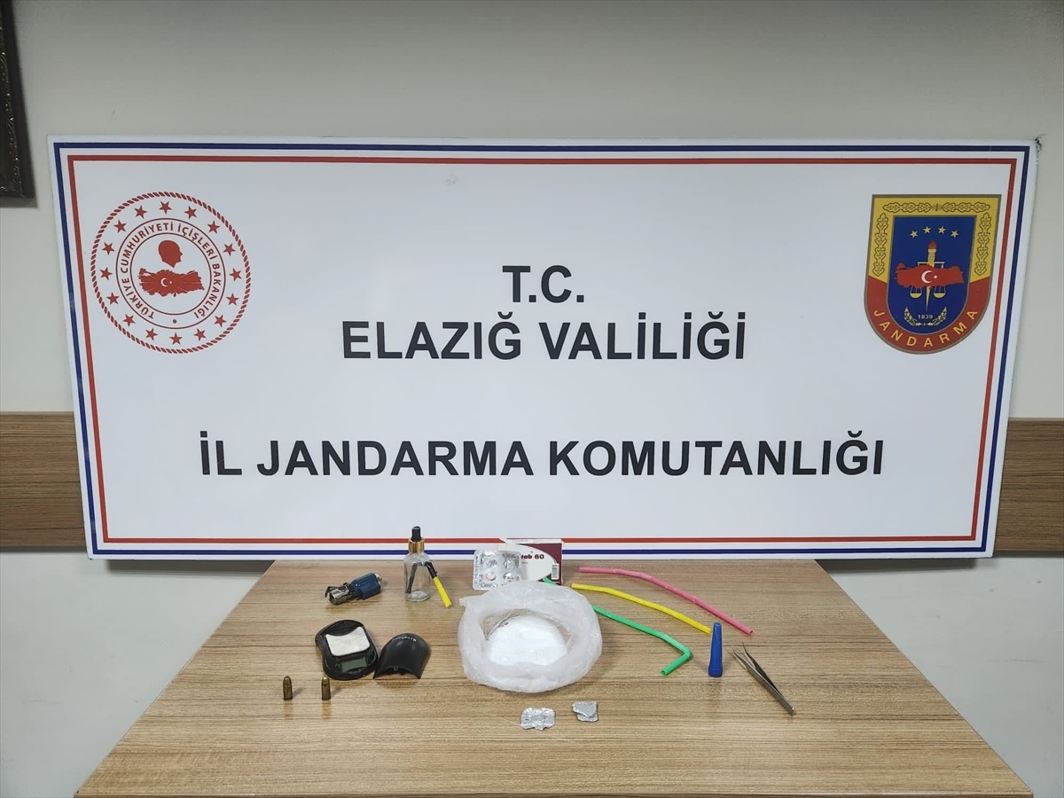 Elazığ\'da düzenlenen uyuşturucu operasyonunda 1 şüpheli tutuklandı