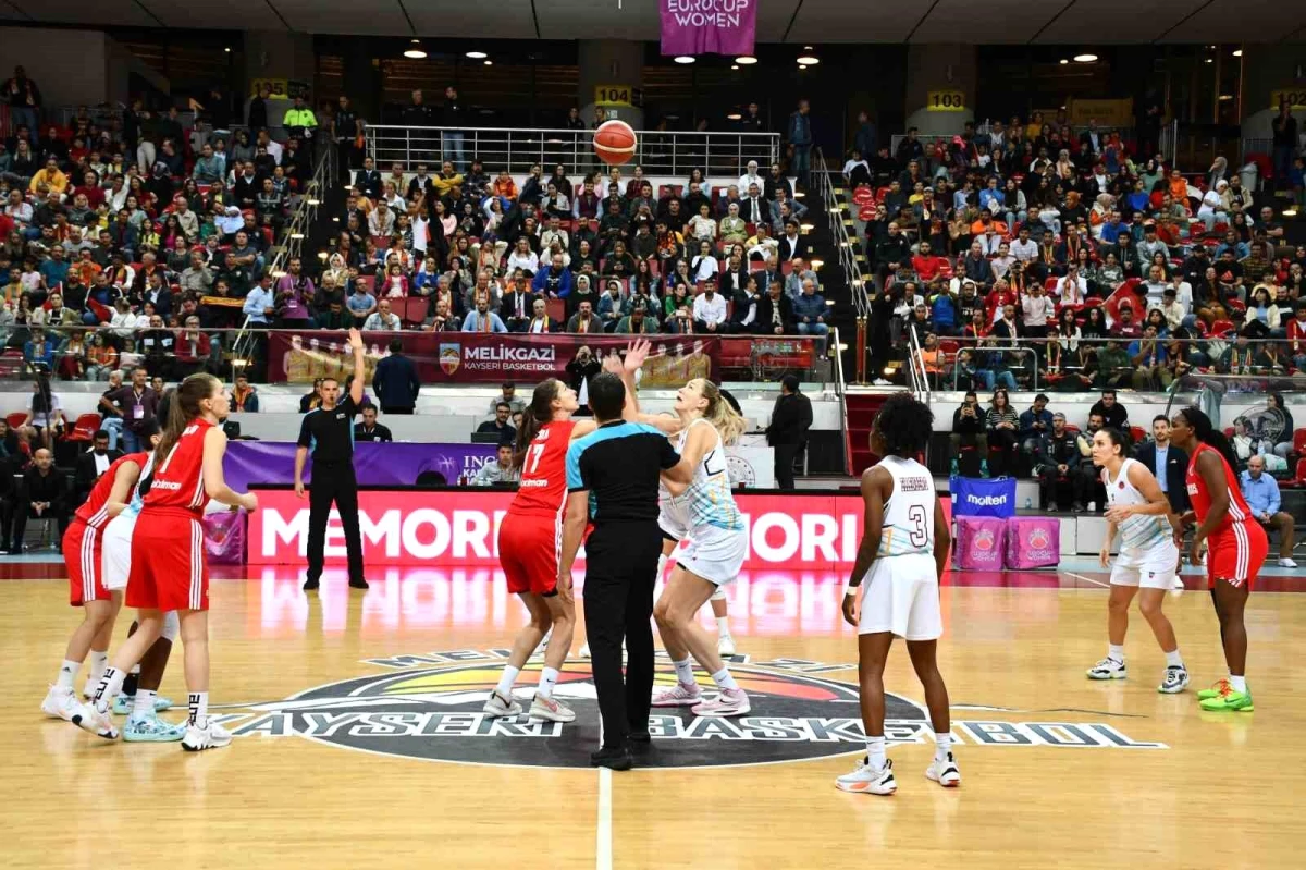 Melikgazi Kayseri Basketbol, EuroCup Women F Grubu\'nda Olimpiakos\'a mağlup oldu