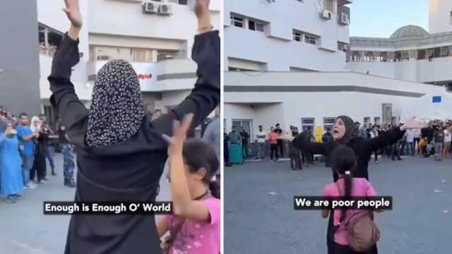 Füzelerin vurduğu Gazze'de iki evladını kaybeden annenin feryadı yeri göğü inletti: Çocuklarımı açken katlettiler