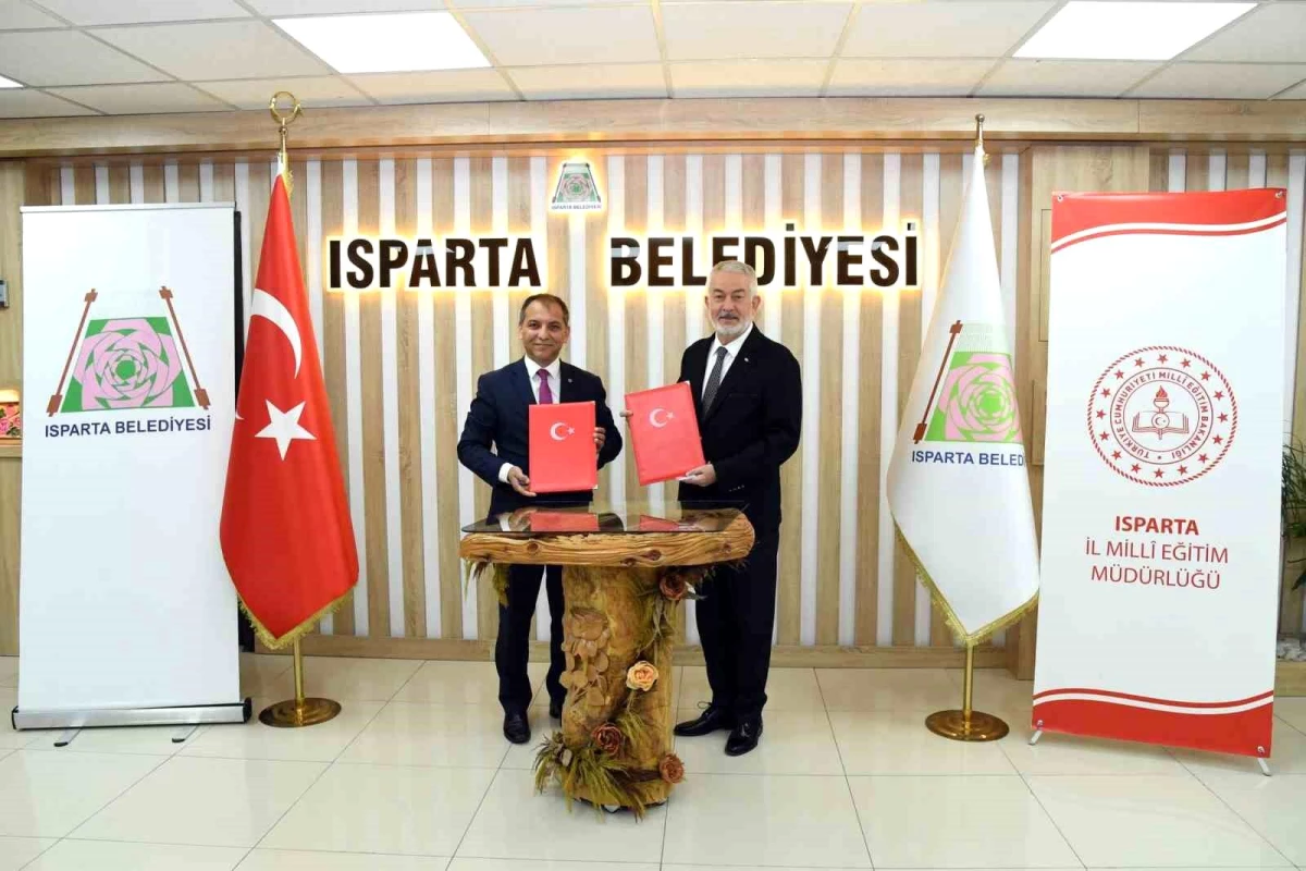 Isparta Belediyesi ve İl Milli Eğitim Müdürlüğü Arasında İş Birliği Protokolü İmzalandı