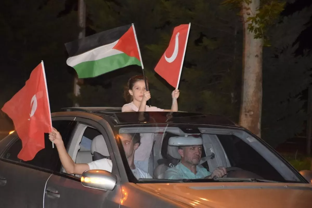 Kahramanmaraş'ta Filistin'e Destek Gösterisi Düzenlendi