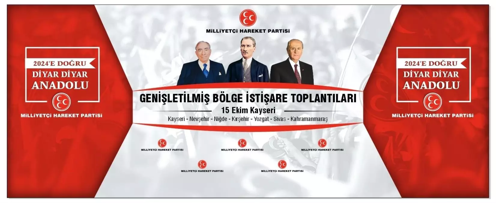 MHP Genişletilmiş Bölge İstişare Toplantısı Kayseri\'de yapılacak