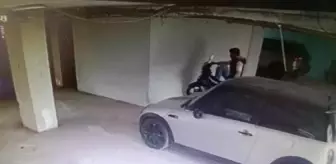 Manisa'da park halindeki motosiklet çalındı