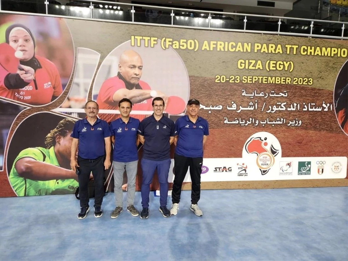 PAÜ Öğretim Üyesi Doç. Dr. Emre Baskan, Engelli Masa Tenisi Afrika Şampiyonası\'nda üniversitemizi temsil etti