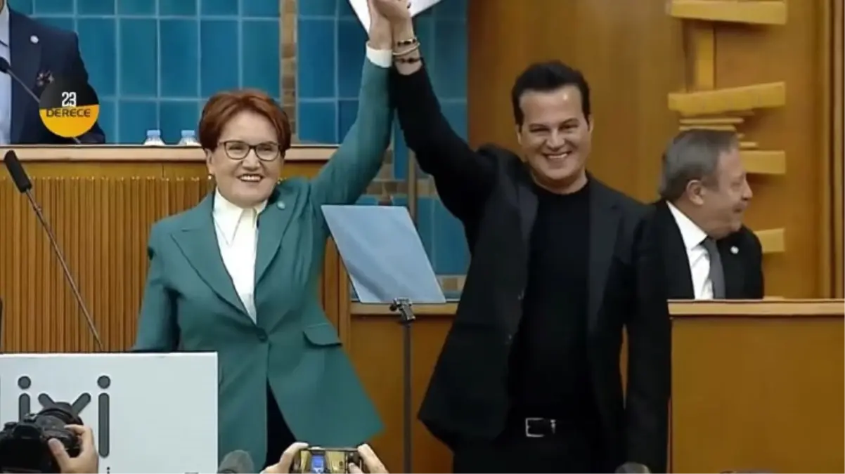 Rozetini Meral Akşener taktı! Hakan Peker, İYİ Parti\'ye katıldı