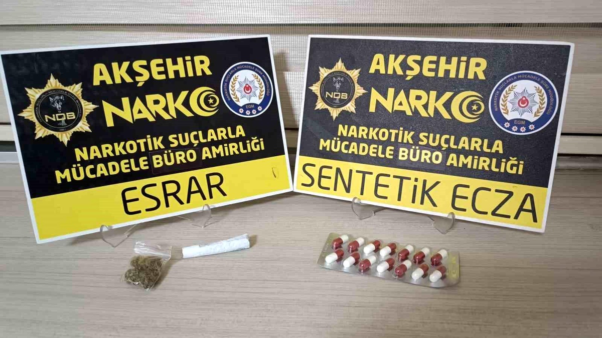Akşehir\'de Uyuşturucu Satıcısı Yakalandı