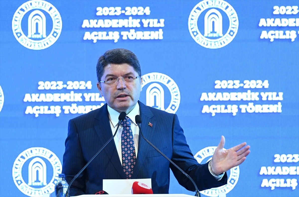 Adalet Bakanı Tunç, Ankara Yıldırım Beyazıt Üniversitesi Akademik Yıl Açılış Töreni\'nde konuştu Açıklaması