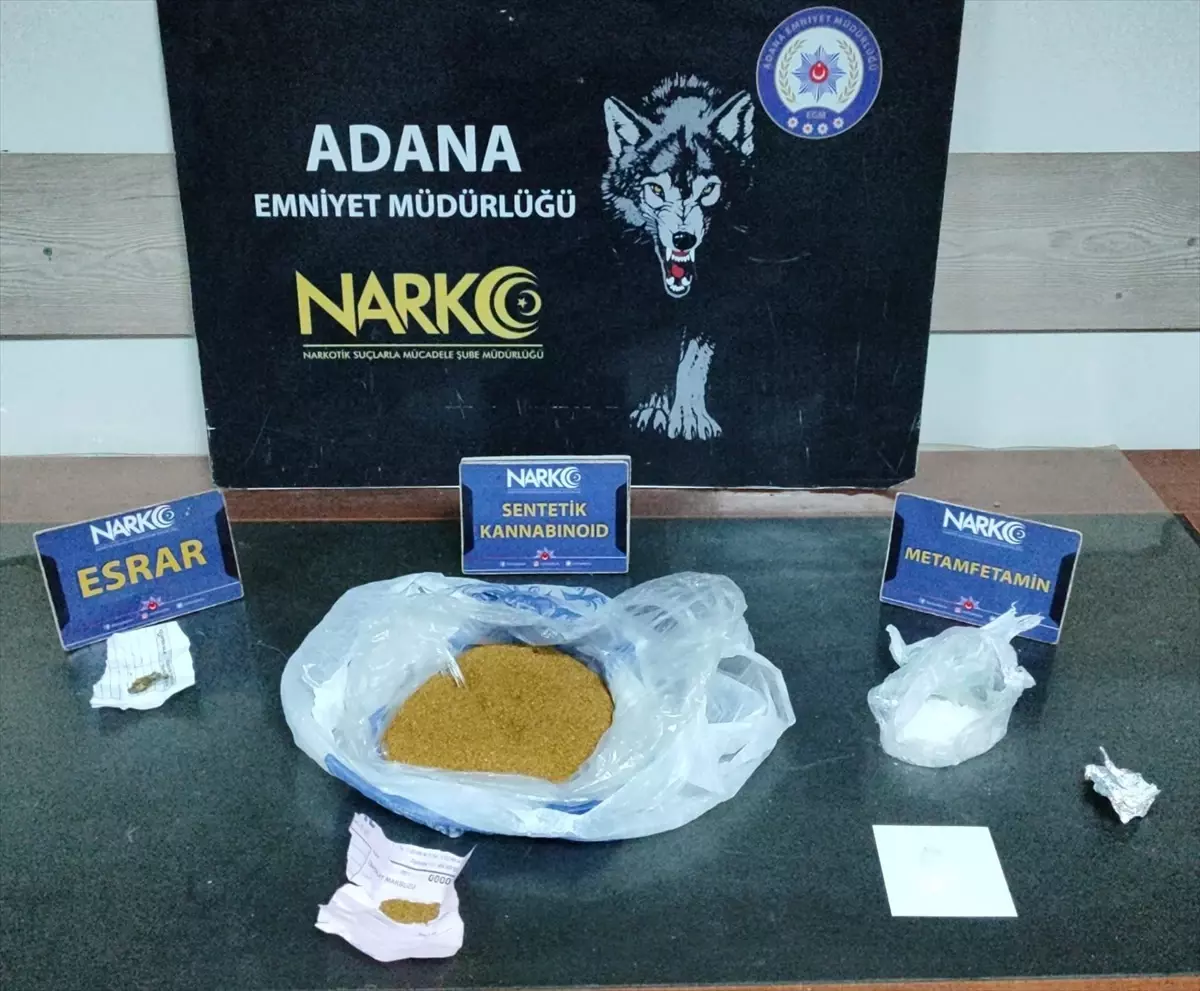 Adana\'da Uyuşturucu Operasyonu: 3 Tutuklama