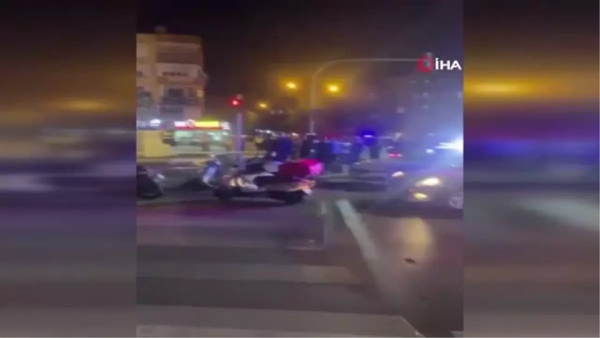 Alanya'da tartışma silahlı kavgaya döndü, o anlar kamerada