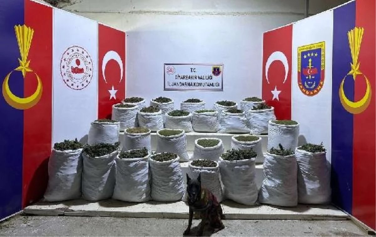 Diyarbakır\'da uyuşturucu operasyonunda 603 kilogram esrar ele geçirildi