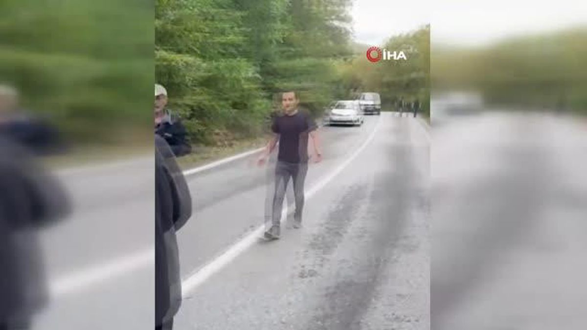 Freni boşalan traktör devrildi: 1 ölü, 1 yaralı