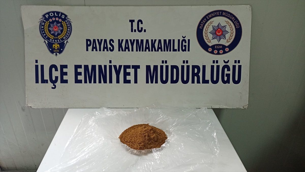 Hatay\'da 61,60 Gram Kannabinoid Ele Geçirildi