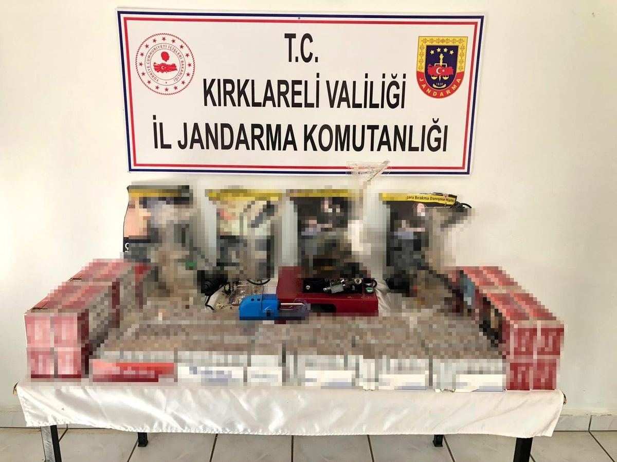 Kırklareli Jandarması Uyuşturucu ve Kaçakçılık Operasyonunda Ele Geçirdi