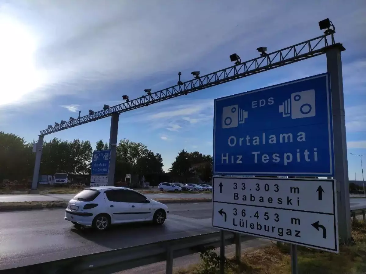 Trakya\'da Ortalama Hız İhlal Tespit Sistemleri Devreye Alındı