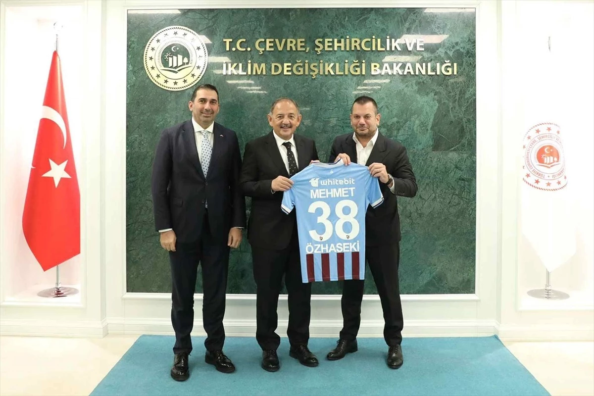 Trabzonspor Başkanı Ertuğrul Doğan, bakanları ziyaret etti