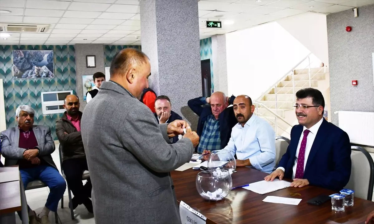 Vezirköprü Otomobil ve Traktör Galericileri Sitesi için kura çekimi yapıldı