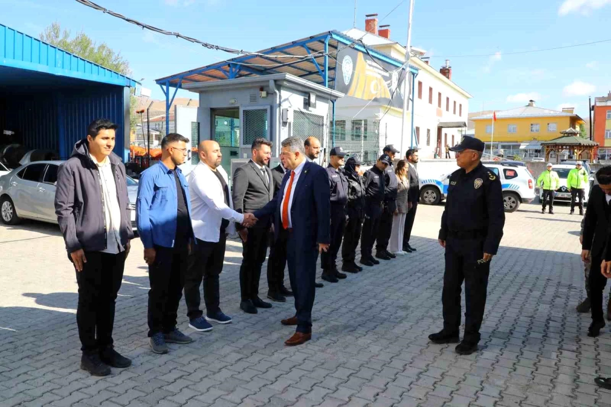 Erzurum İl Emniyet Müdürü Karayazı ve Karaçoban ilçelerini ziyaret etti