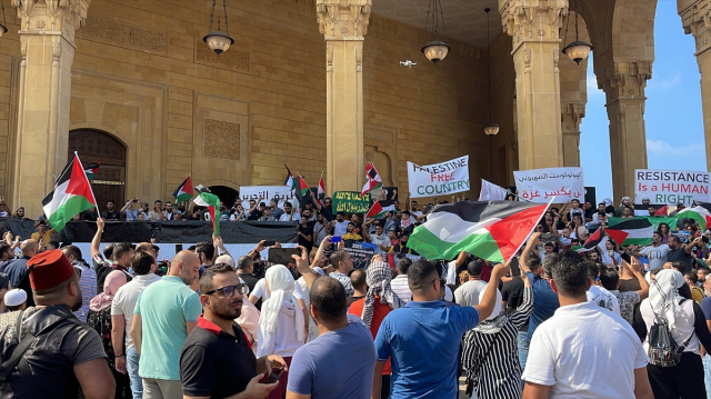 Dünya genelinde yüz binlerce kişi Filistinlilere destek için toplandı