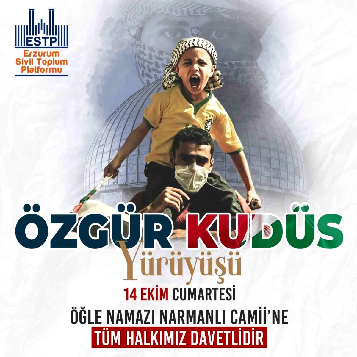Erzurum\'da Filistin\'e Destek Organizasyonu