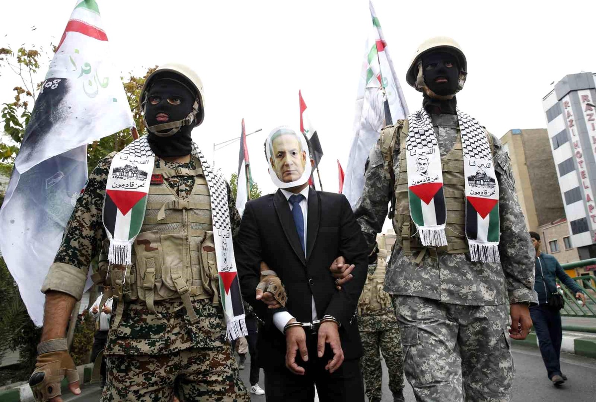 İran\'ın başkenti Tahran\'da Hamas\'a destek yürüyüşü düzenlendi