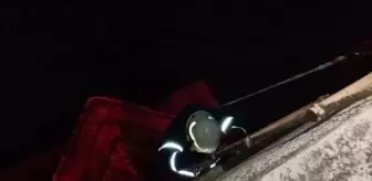 Edirne'de Mahsur Kalan Yavru Kedi İtfaiye Ekiplerince Kurtarıldı