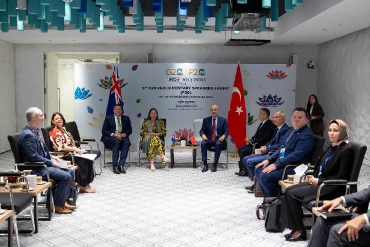 TBMM Başkanı Numan Kurtulmuş, Avustralya Parlamento Başkanlarıyla Görüştü