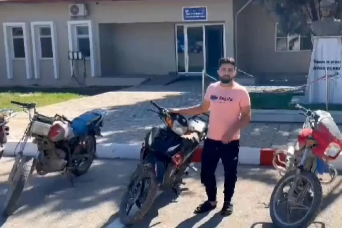 Gaziantep\'te Çalınan Motosikletler Yakalandı