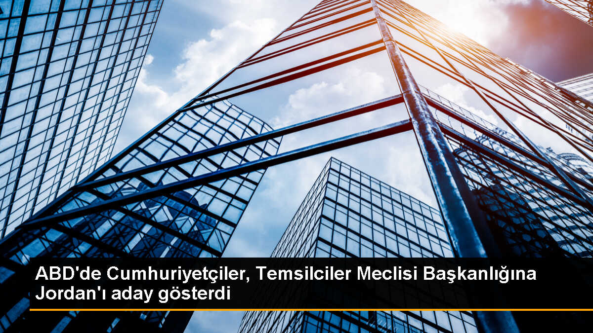 ABD\'de Cumhuriyetçiler Jim Jordan\'ı Temsilciler Meclisi Başkanlığı için aday gösterdi