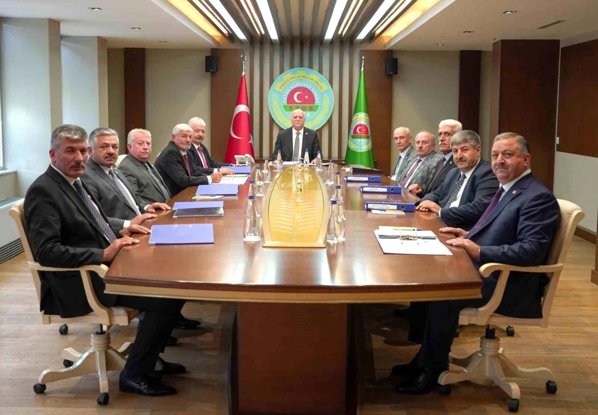 Türkiye Ziraat Odaları Birliği Yönetim Kurulu Üyeleri Sorunları İletti