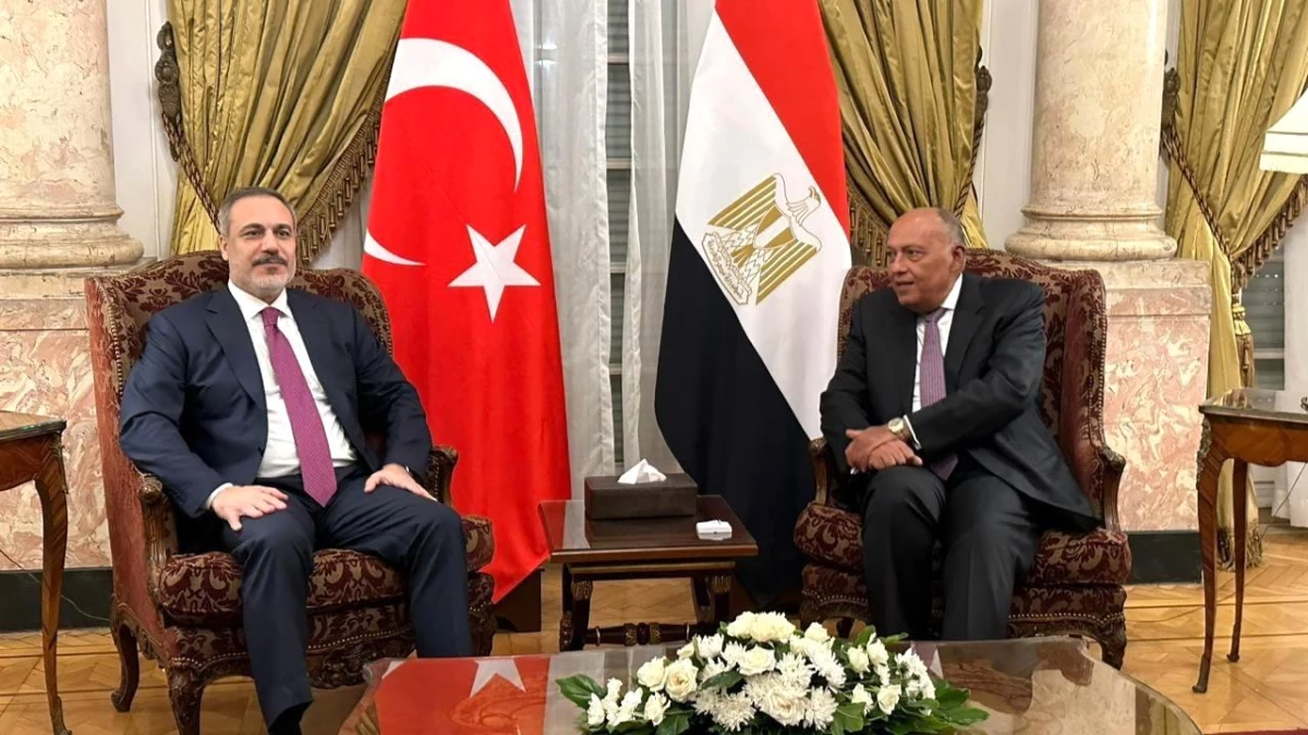 Dışişleri Bakanı Hakan Fidan, Mısır Dışişleri Bakanı ile Görüşme Gerçekleştirdi