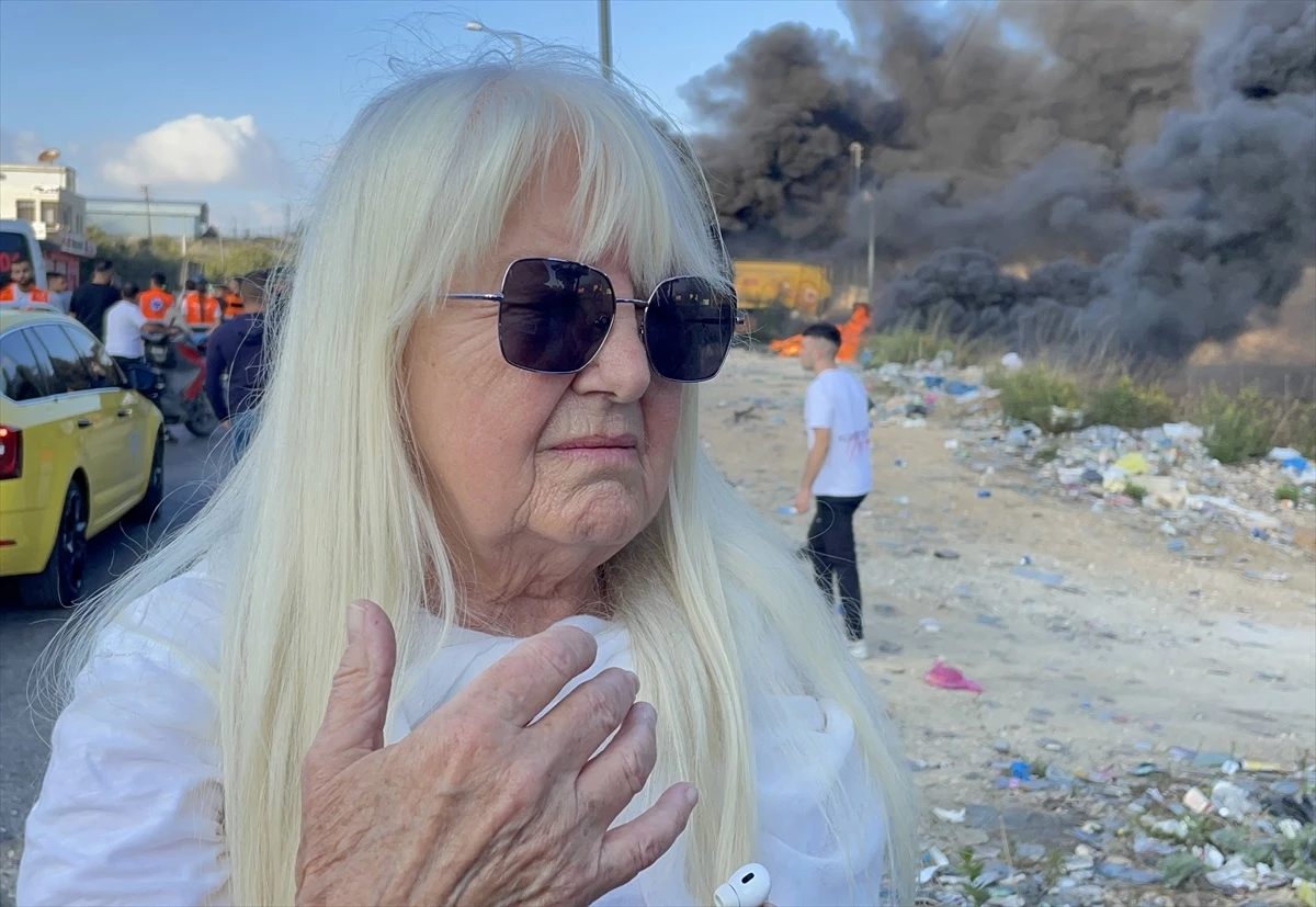 Gazze\'ye destek için Filistin\'de gösterilere katılan 76 yaşındaki İngiliz kadın AA\'ya konuştu Açıklaması