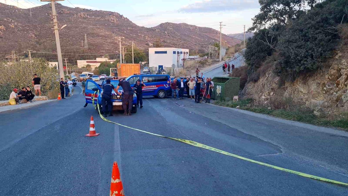 Bodrum\'da trafik kazasında 2 çocuk annesi hayatını kaybetti