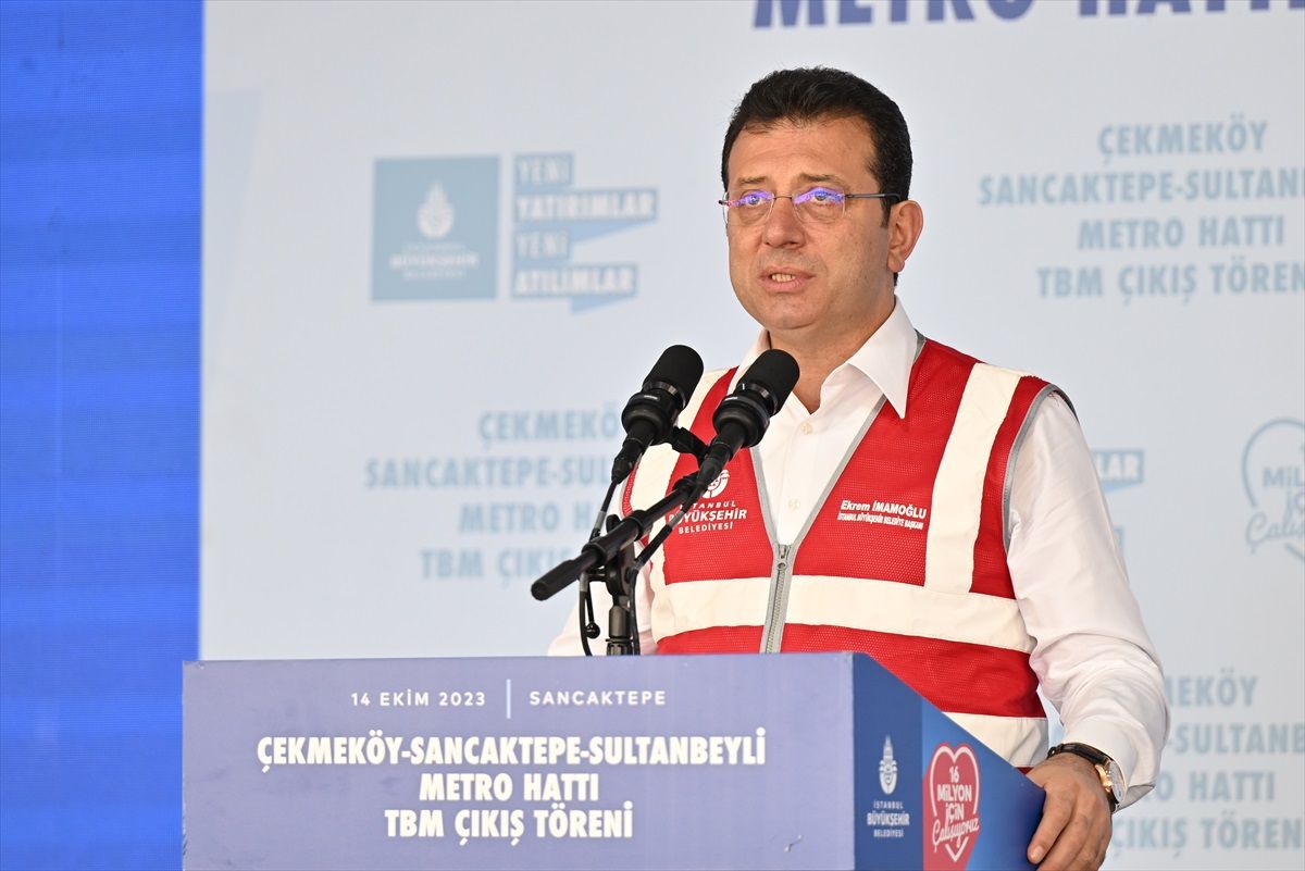 İBB, Çekmeköy-Sancaktepe-Sultanbeyli Metro Hattı\'nda TBM çıkış töreni düzenledi