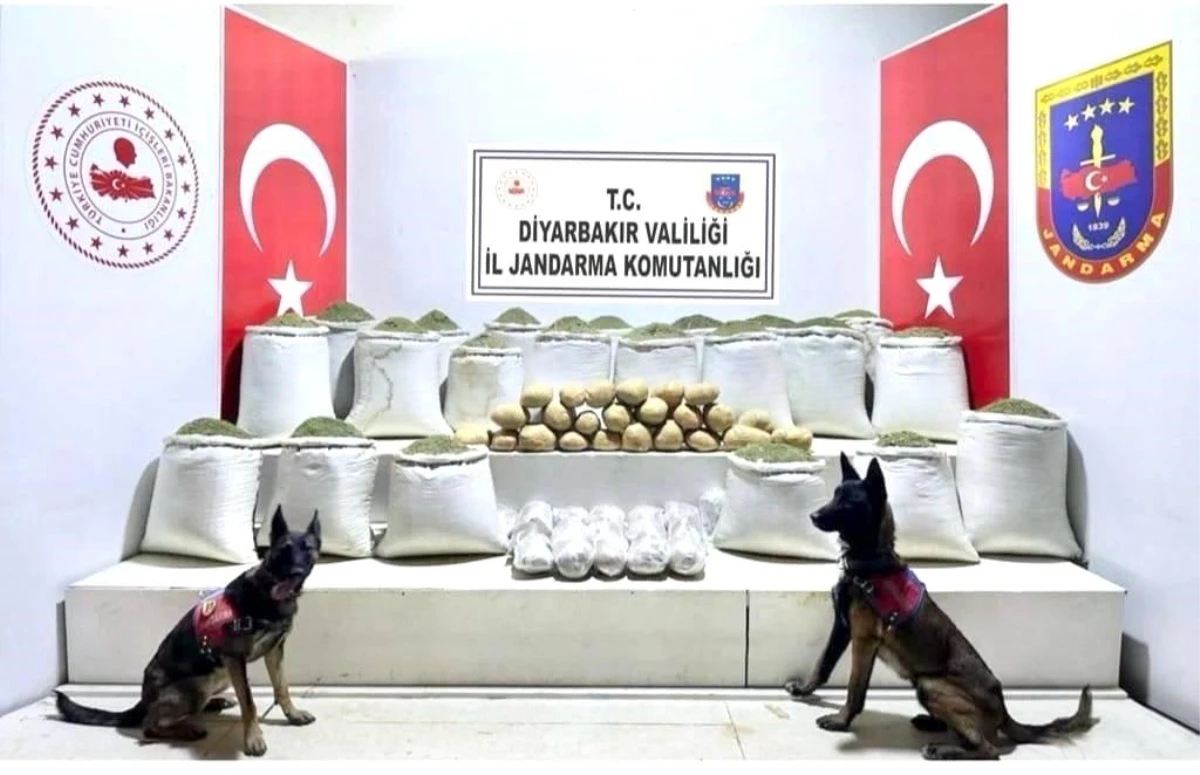 Diyarbakır\'da 637 Kilogram Uyuşturucu Ele Geçirildi