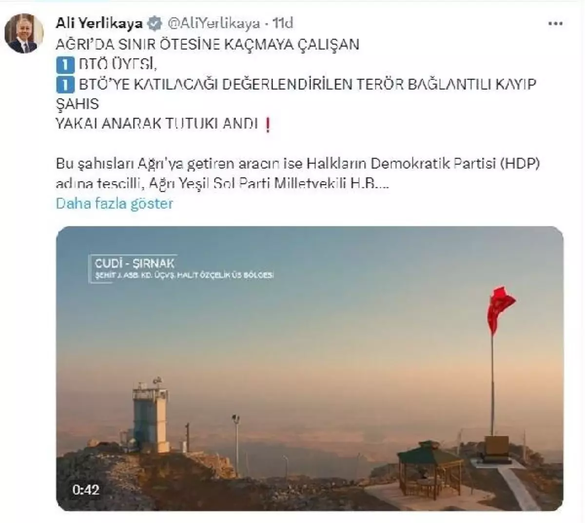 Ağrı\'da yakalanan teröristler milletvekili tarafından getirilmiş