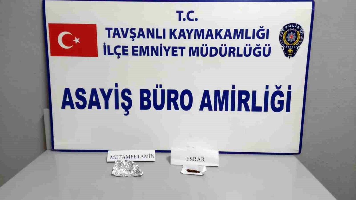 Kütahya\'nın Tavşanlı ilçesinde 1 haftada 8 kişi uyuşturucuyla yakalandı