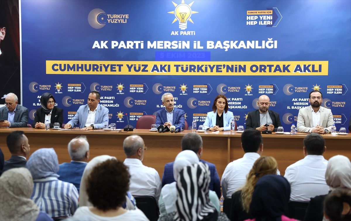 Ulaştırma ve Altyapı Bakanı Uraloğlu, Mersin\'de konuştu Açıklaması