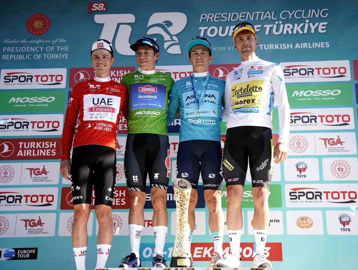 58. Cumhurbaşkanlığı Türkiye Bisiklet Turu\'nu (Tour of Türkiye) genel klasman lideri olarak Kazakistan\'ın Astana takımından Alexey Lutsenko tamamladı.