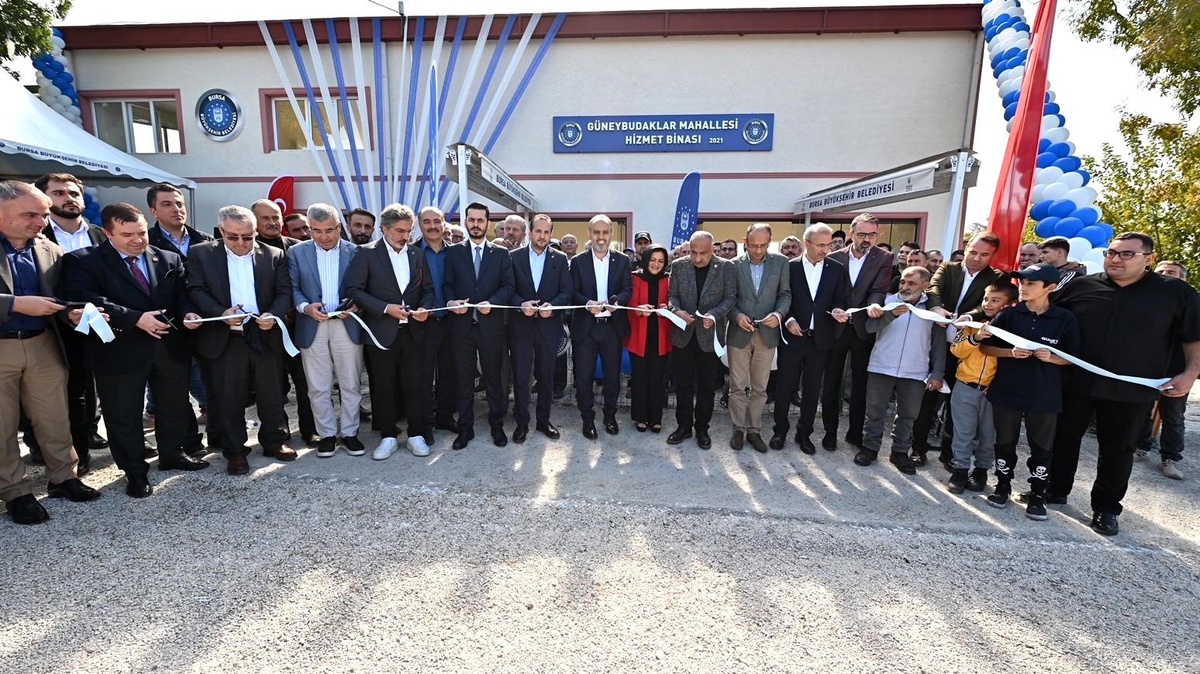 Bursa Büyükşehir Belediyesi Güneybudaklar Mahallesi\'ne Hizmet Binası Kazandırdı