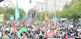Diyarbakır'da 'Aksa Tufanı'na Destek Mitingi Düzenlendi