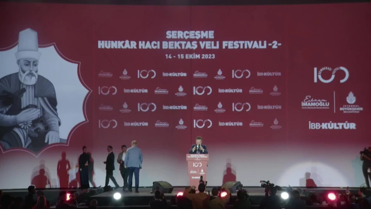 İmamoğlu, 2\'inci Serçeşme Hünkar Hacı Bektaş Veli Festivali\'nde Konuştu: "Eşitliğin, Adaletin Hakim Olduğu, Kardeşçe Bir Hayat Özleminden Asla...