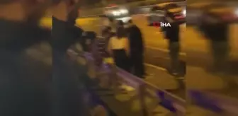 Merter'de kontrolden çıkan araç takla atıp bariyerlere çarptı: 1 ölü, 4 yaralı