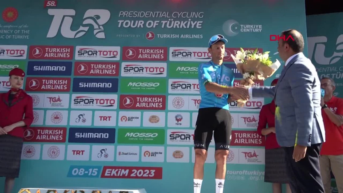 58. Cumhurbaşkanlığı Türkiye Bisiklet Turu\'nda ödüller sahiplerine verildi