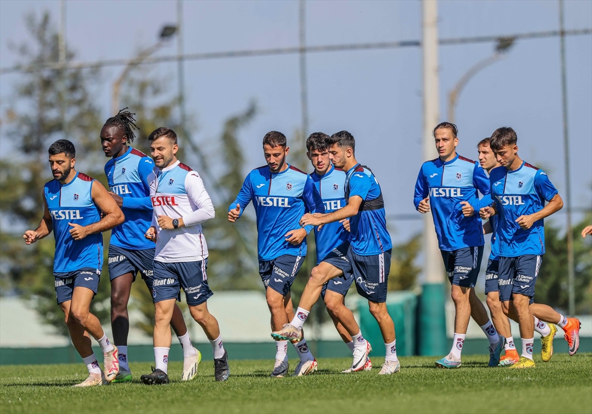 Trabzonspor, Corendon Alanyaspor maçı için hazırlıklarını sürdürdü