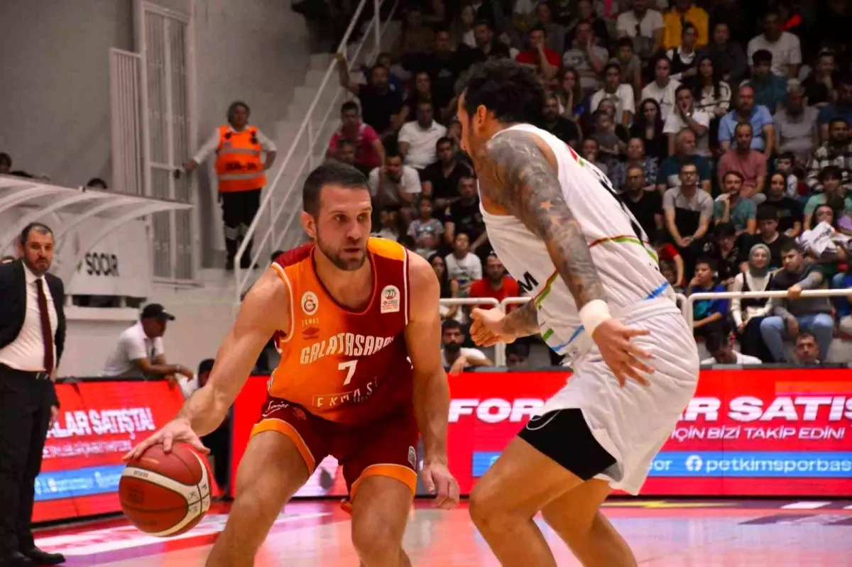 Aliağa Petkimspor, Galatasaray Ekmas\'ı 76-74 mağlup etti