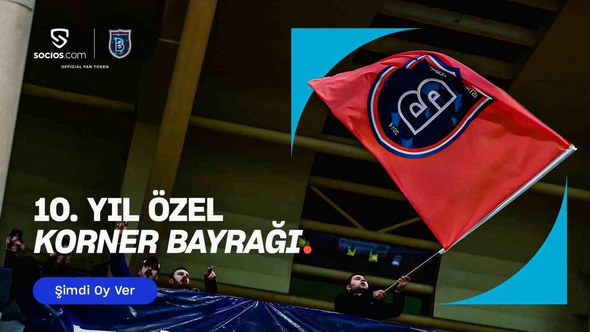 Başakşehir taraftarları, 10. yıl korner bayrağı tasarımını seçecek