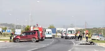 Bilecik'te Otomobil ile Kamyonetin Çarpışması Sonucu 2 Kişi Yaralandı